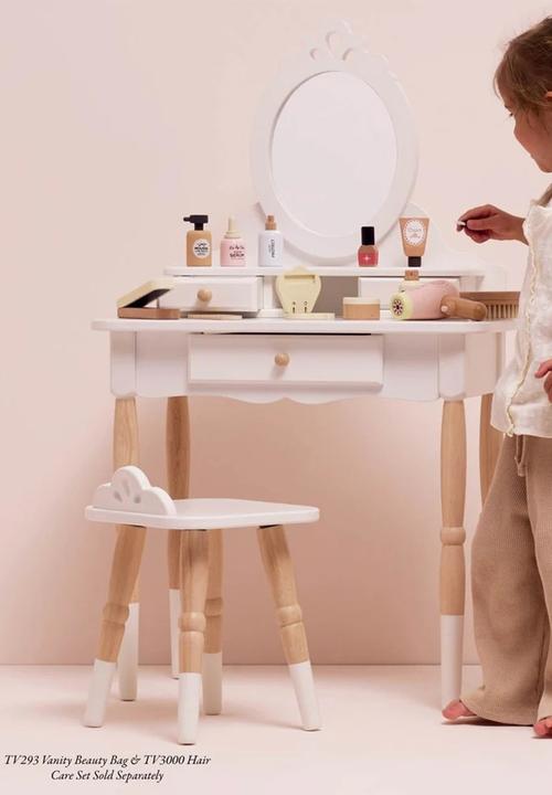 Le Toy Van - Dressing-up Vanity Table & Stool  - blush