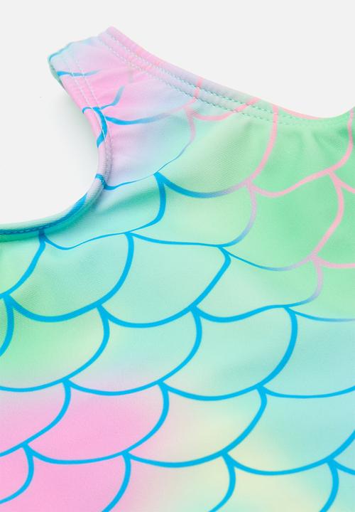Pop Candy - Scale printed one piece swimsuit - multicolour