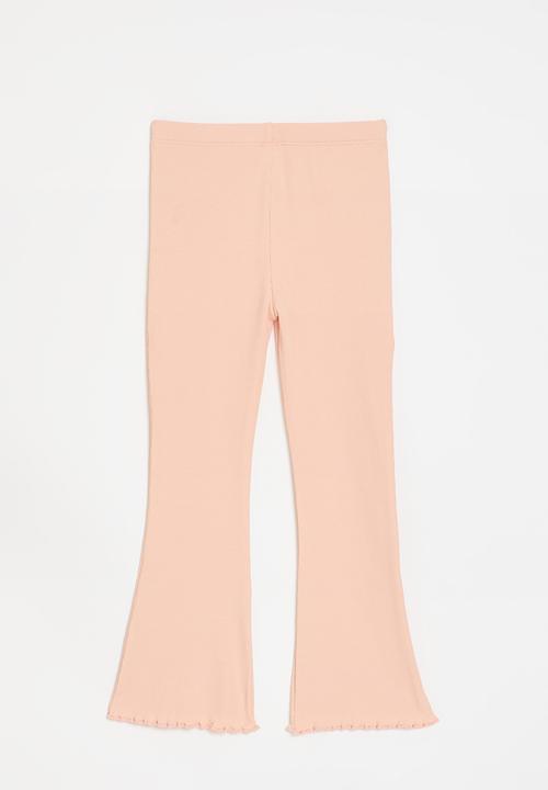 Pop Candy - Flared leggings - peach pink
