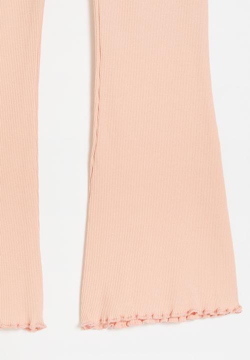 Pop Candy - Flared leggings - peach pink
