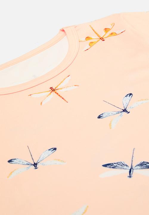 Pop Candy - Printed pj set - peach