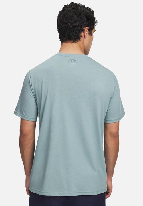Under Armour - UA Left Chest Logo Short Sleeve Tee- Serpentine & jasper blue