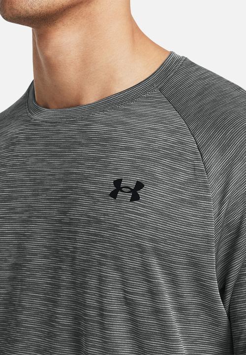 Under Armour - UA Tech Textured SS - Castlerock & Black