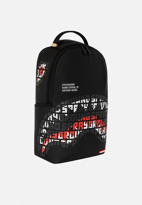 Sprayground - Shark central infiniry mouth dlxsv backpack- black