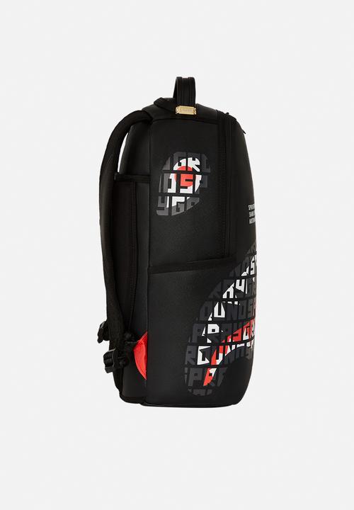 Sprayground - Shark central infiniry mouth dlxsv backpack- black