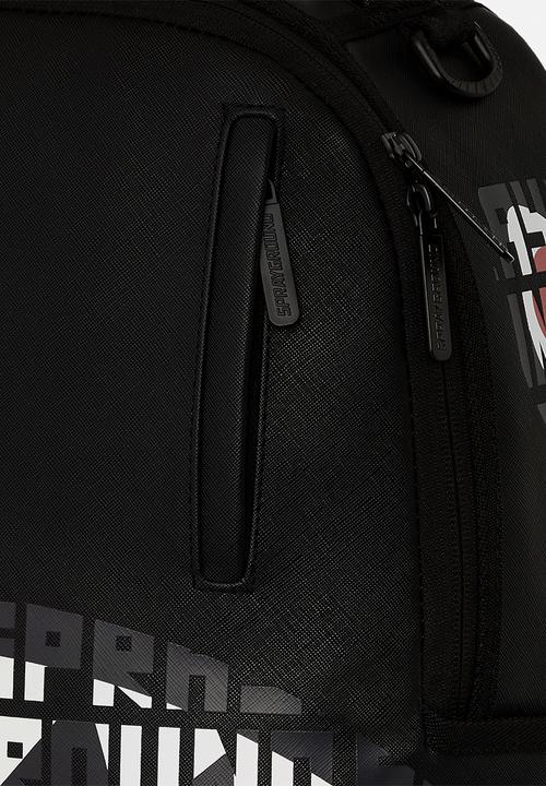 Sprayground - Shark central infiniry mouth dlxsv backpack- black