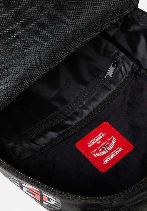 Sprayground - Shark central infiniry mouth dlxsv backpack- black
