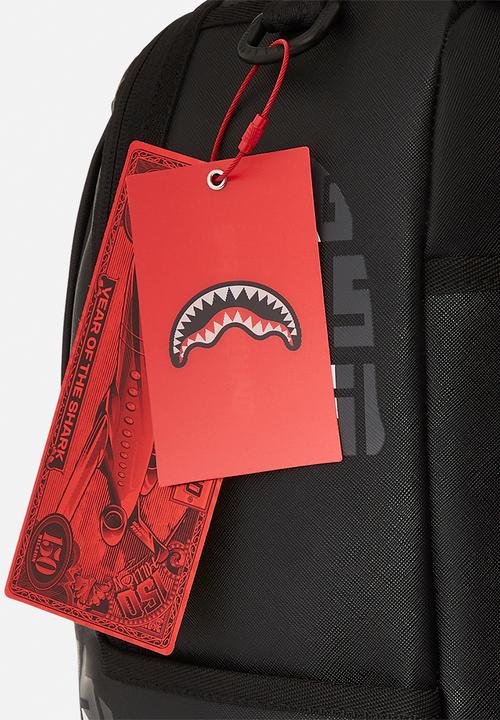 Sprayground - Shark central infiniry mouth dlxsv backpack- black