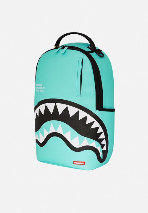 Sprayground - Shark central aqua dlxsv backpack- blue