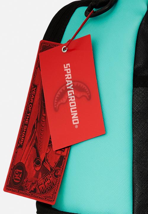 Sprayground - Shark central aqua dlxsv backpack- blue