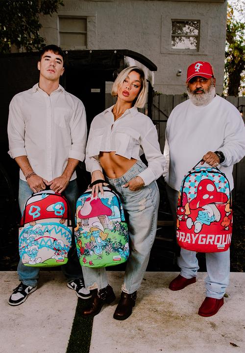 Sprayground - Smurf chilling sprayground dlxr backpack- red