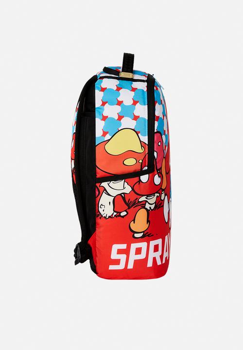 Sprayground - Smurf chilling sprayground dlxr backpack- red