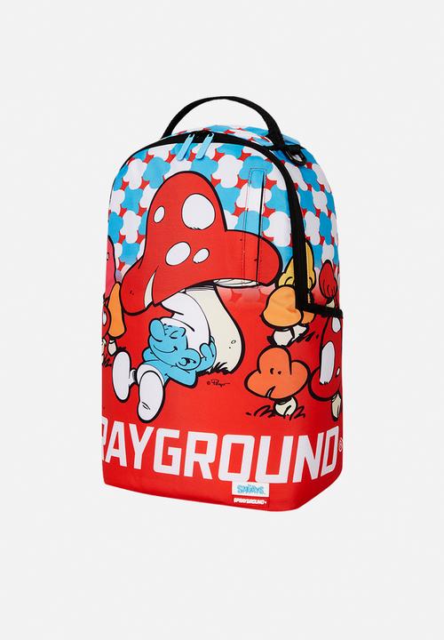 Sprayground - Smurf chilling sprayground dlxr backpack- red