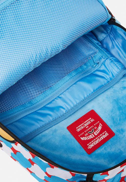 Sprayground - Smurf chilling sprayground dlxr backpack- red