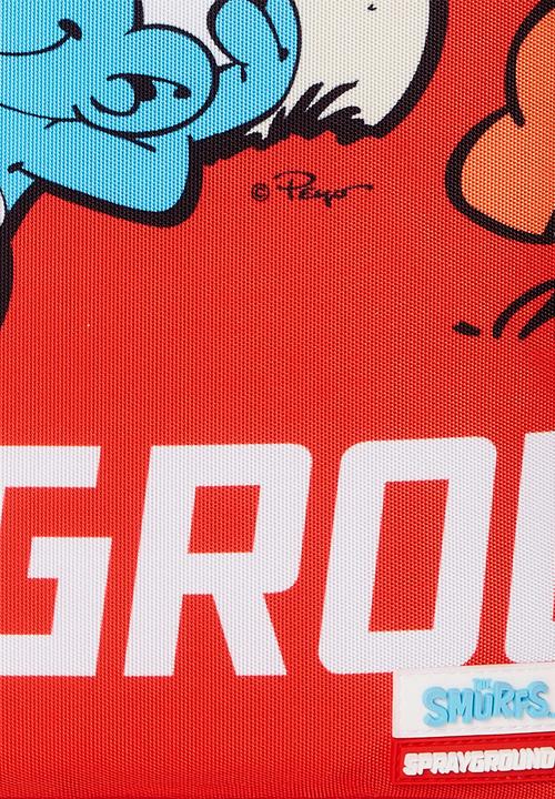 Sprayground - Smurf chilling sprayground dlxr backpack- red