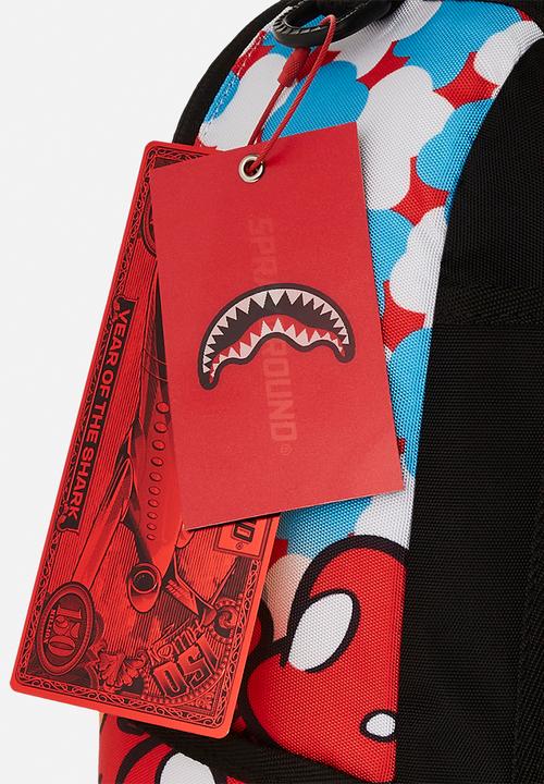 Sprayground - Smurf chilling sprayground dlxr backpack- red