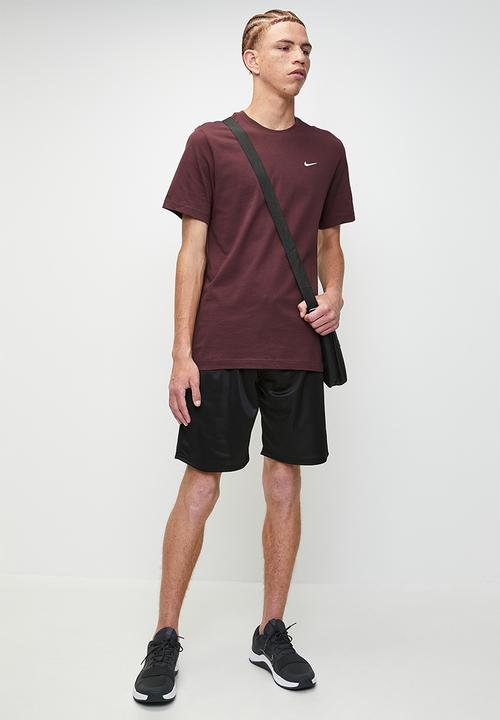 Nike - NSW Embroider Swoosh Tee - Maroon