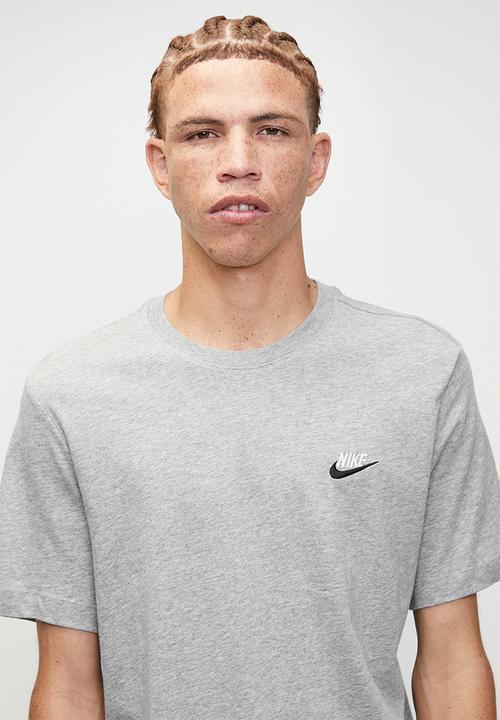 Nike - NSW Club Tee Tonal  - Grey/Black/Wht