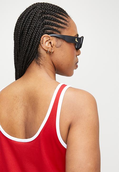 adidas Originals - Plus 3S Mini Dress W - Red