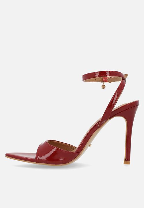 Miss Black - Camisol 2 toe loop stiletto heel - red