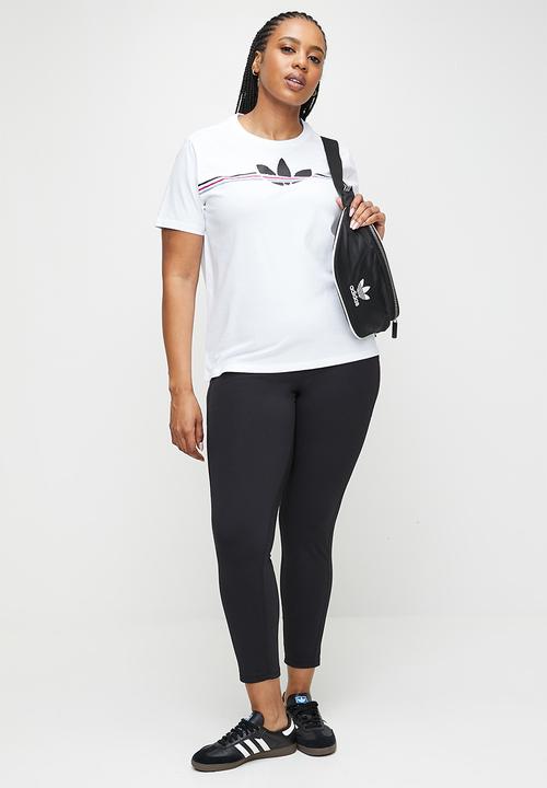 adidas Originals - Plus 80S logo t - white