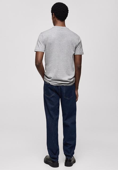 MANGO - Camiseta Cherlo - Medium Gray