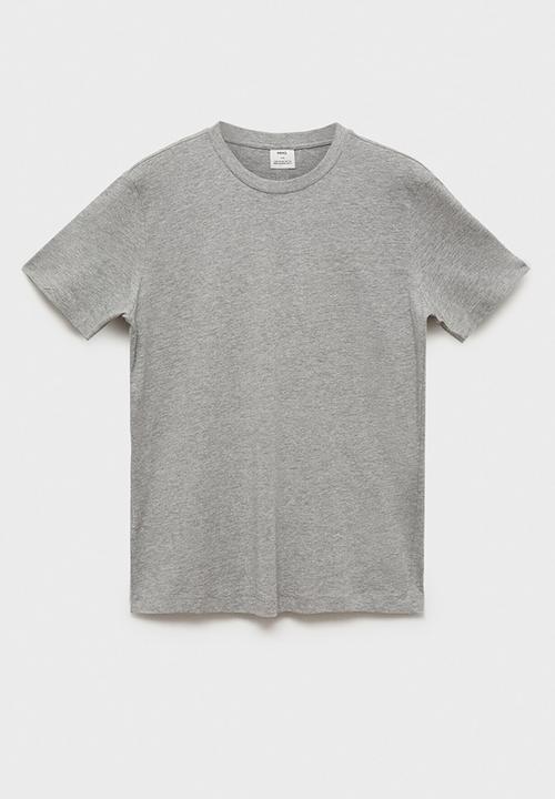 MANGO - Camiseta Cherlo - Medium Gray