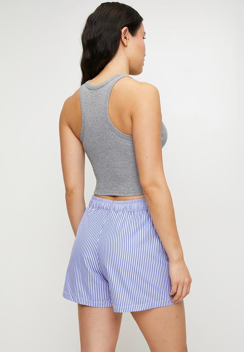 Jockey - Jockeyladies woven boxer - thin blue