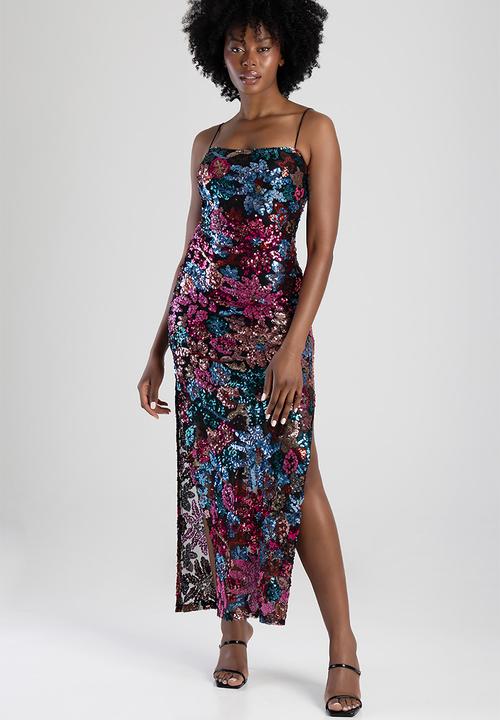 SISSY BOY - Give My All:Basic Glam Maxi Dress - Pink / Blue