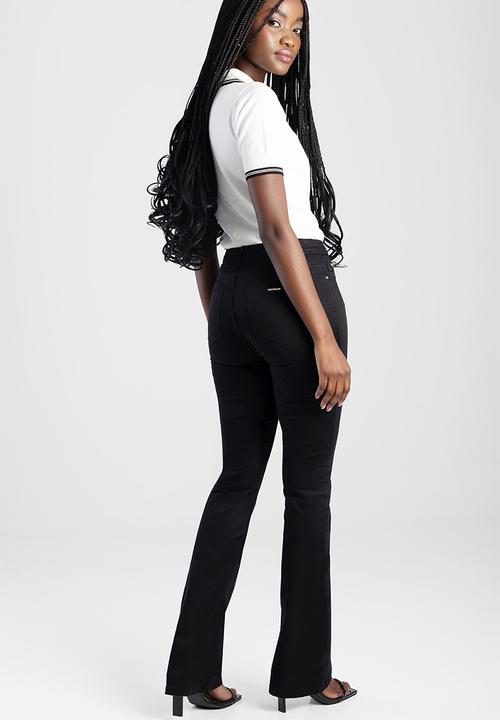 SISSY BOY - New Beginnings: Short Sleeve Polo Knit Top With Pearl Detail - White