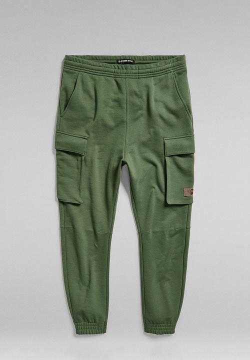 G-STAR - Cargo pkt sw pant - Green 