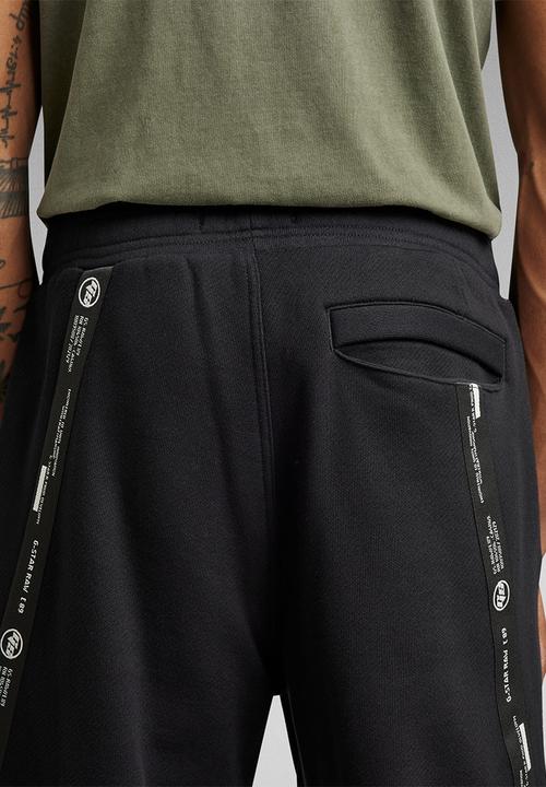 G-STAR - Logo tape sw pant - black 