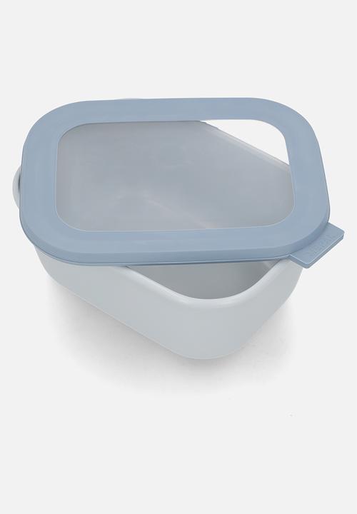 Mepal - Cirqula Set Rectangular 3pcs (750+1500+3000) - Nordic Blue
