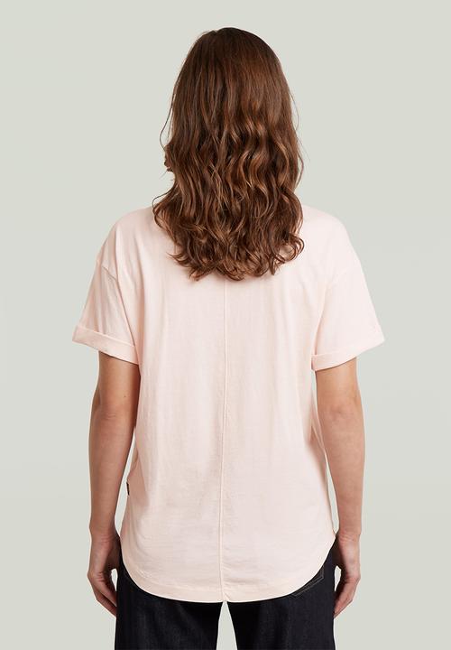 G-STAR - Rolled Up Sleeve Boyfriend Top Wmn - Pink