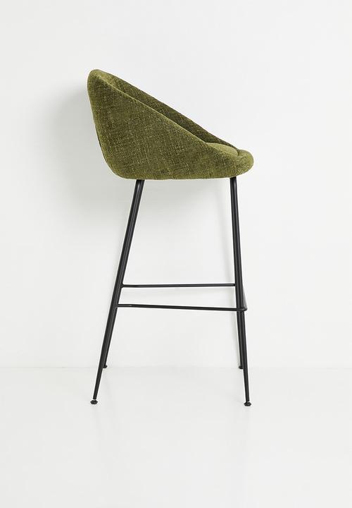 Sixth Floor - Ruston barstool - green