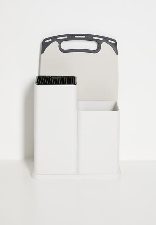 Maisonware - 19pc Utensil set with holder - Off White