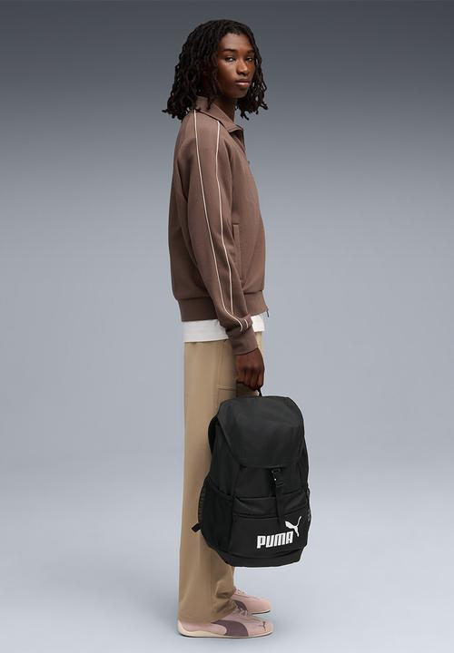 PUMA - Puma Phase Hooded Backpack - Puma Black