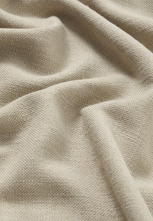 Sixth Floor - Linen Blend Luxe Eyelet Curtain - Taupe
