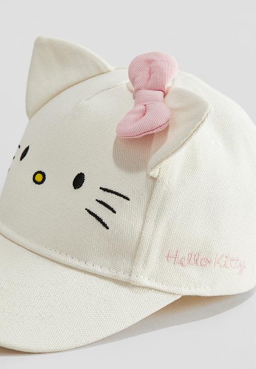 H&M - Cotton cap - cream/hello kitty 