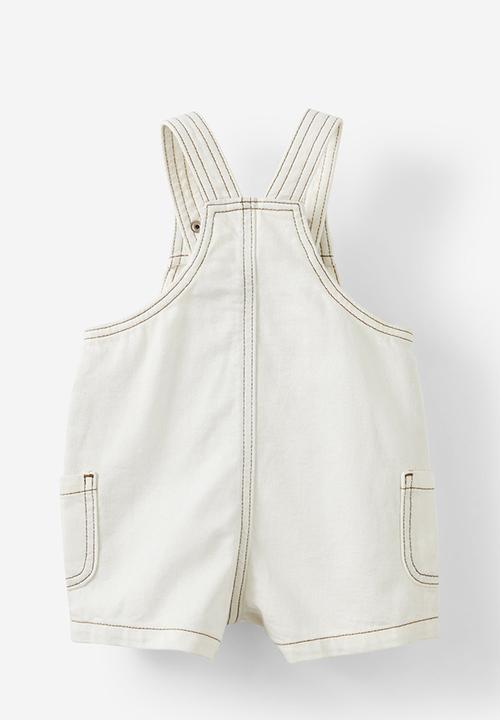 Cotton On -  Elliot denim shortall  -  ecru