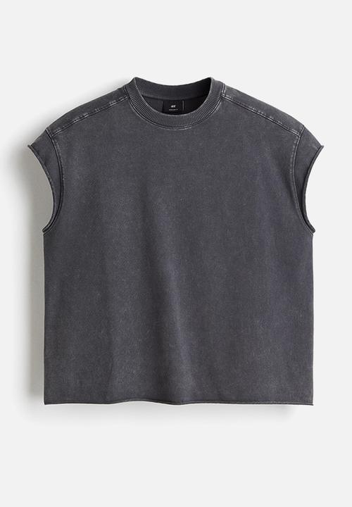 H&M - Oversized fit vest top - dark grey
