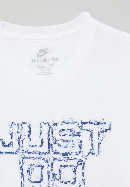 Nike - Nike lightning just do it tee - white
