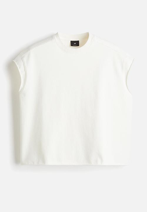 H&M - Oversized fit vest top - white