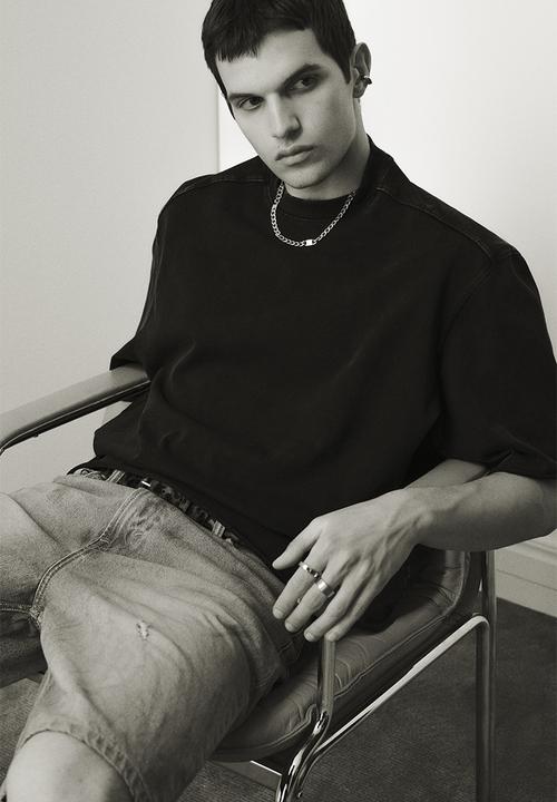 H&M - Oversized fit T-shirt - black
