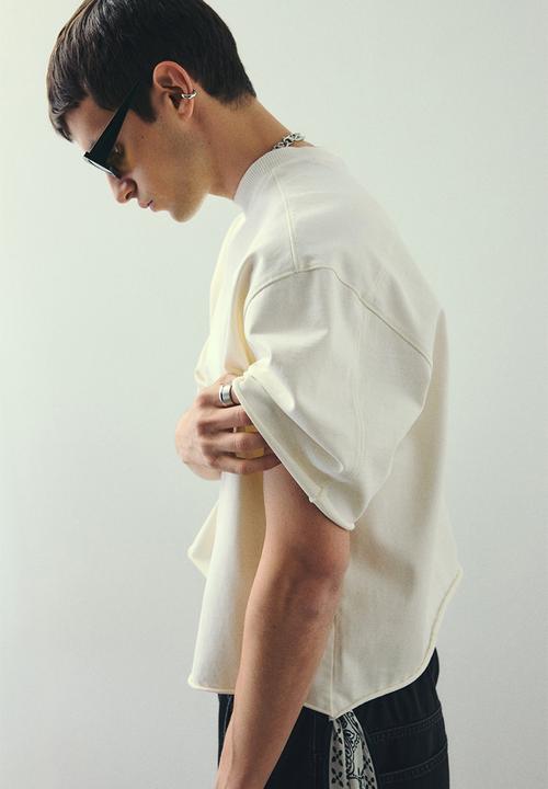 H&M - Oversized fit T-shirt - white
