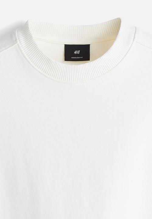 H&M - Oversized fit T-shirt - white
