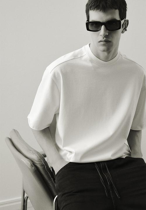 H&M - Oversized fit T-shirt - white