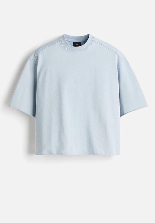H&M - Oversized fit T-shirt - light blue