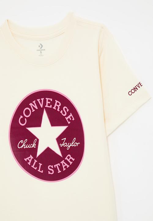 Converse - Cnvg Dissected Ctp Classic T-Shirt - Egret