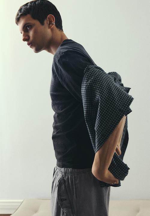 H&M - Oversized fit T-shirt - black